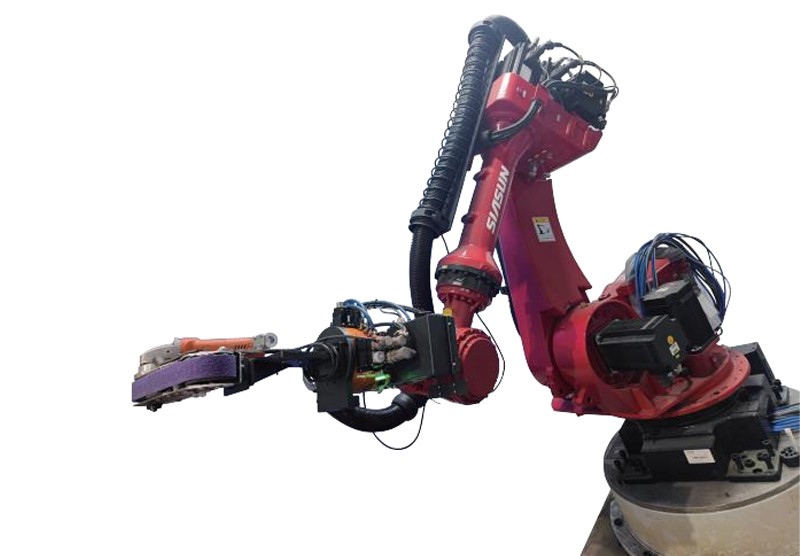 多分量傳感器應用拋光打磨機器人案例